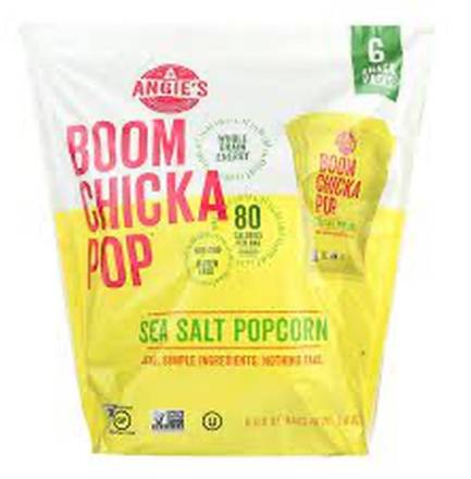 Boom Chicka Pop Sea Salt Popcorn 6-0.6 oz Bags
