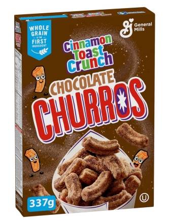 Cinnamon Toast Crunch Chocolate Churros Cereal 12 oz