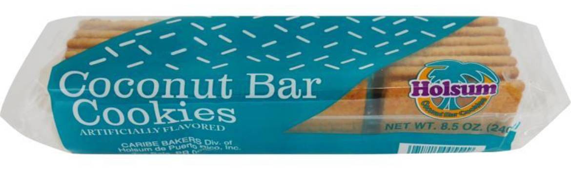 Holsum Coconut Bar Cookies 8.5 oz