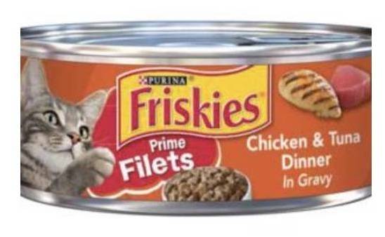 Friskies Prime Filets With Chicken  & Tuna in Gravy  5.5 oz