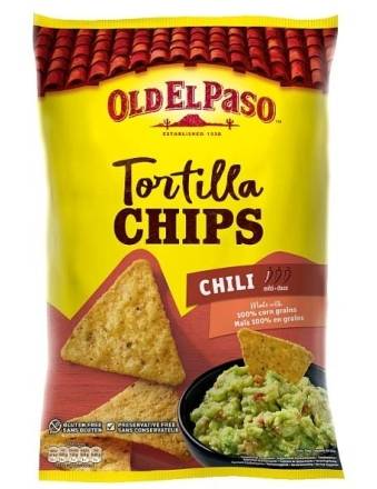 Old El Paso Tortilla Chips Chili Mild
