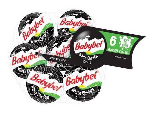 Mini Babybel Cheese Sharp White Cheddar 6 ct