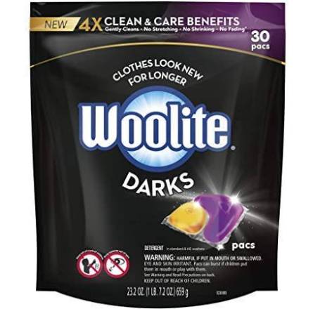 Woolite Darks Detergent Pacs 30 pacs