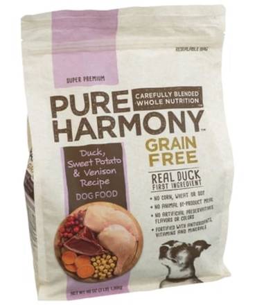 Pure Harmony Grain Free Duck Dog Food 3.5 lbs
