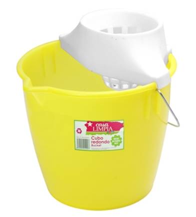 Casa Limpia Cubo Redondo con Exprimidor / Round Bucket with Strainer