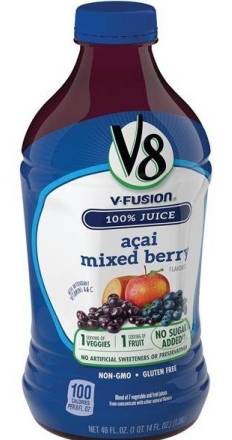 V8 V-Fusion Acai Mixed Berry 46 oz