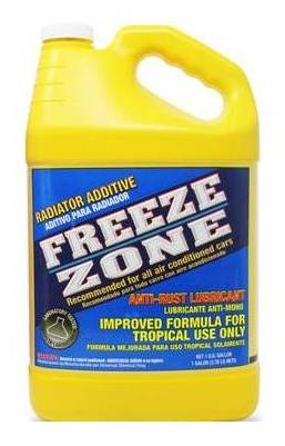 Freeze Zone Radiator Additive Anti-Rust Lubricant 1 gallon