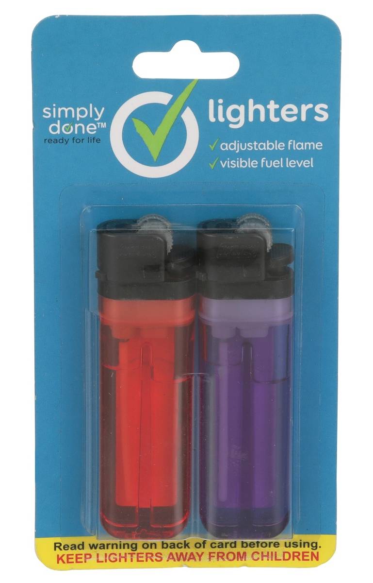 Simply Done Lighters 2 ct