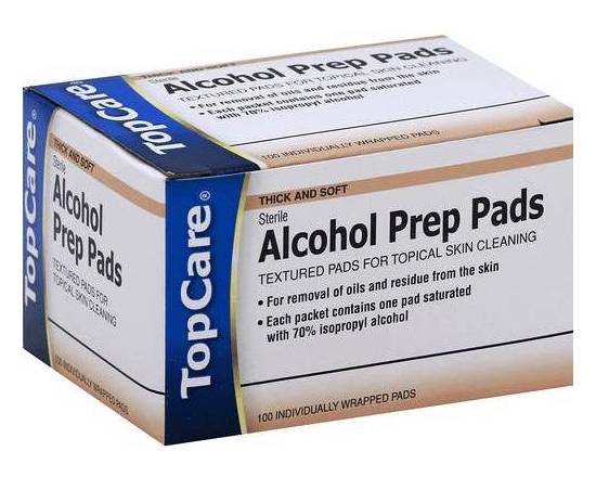 Top Care Alcohol Prep Pads 100 ct