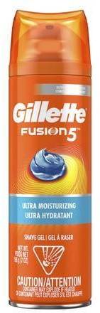 Gillette Fusion 5 Ultra Moisturizing Ultra Hydratant Shave Gel 7 oz