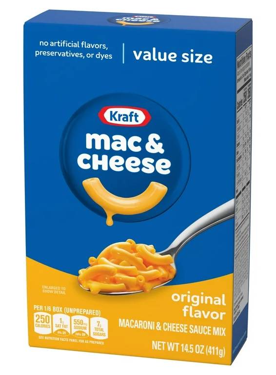 Kraft Macaroni & Cheese Original Value Size 14.5 oz