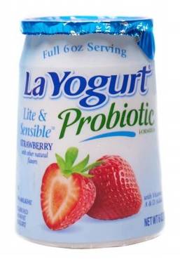 LaYogurt Probiotic Strawberry Light 6 oz