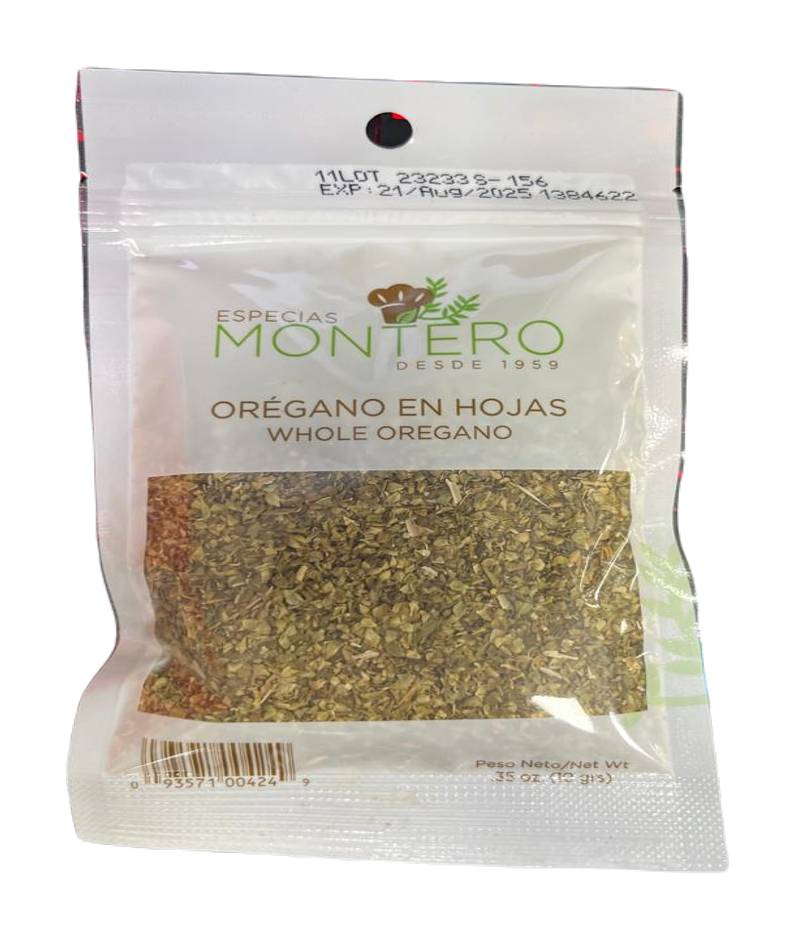 Montero Orégano en Hojas 0.35 oz