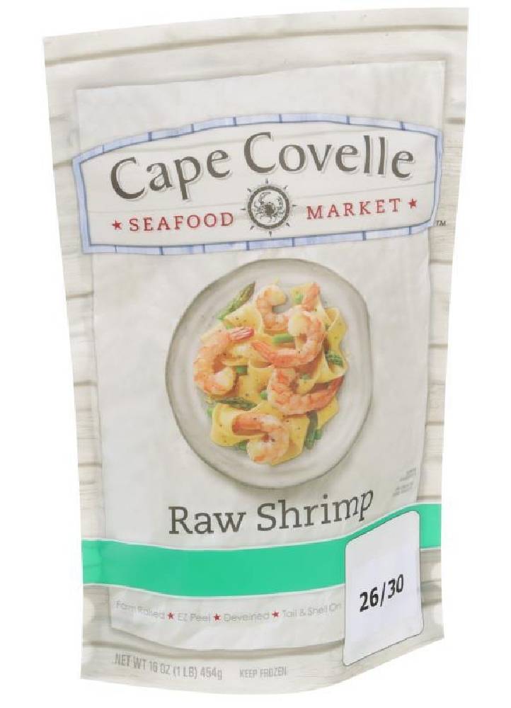 Cape Covelle Raw Shrimp 26-30 1 lb