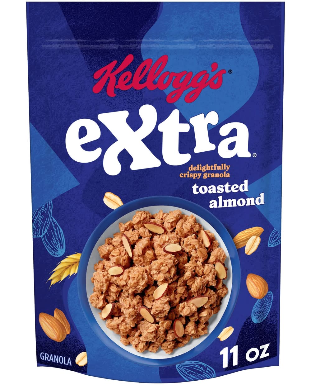 Kellogg’s Extra Toasted Almond Granola 11 oz