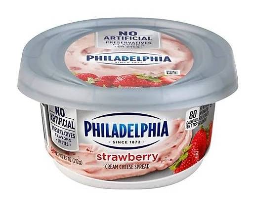 Philadelphia Cream Cheese Spread Strawberry 7.5 oz