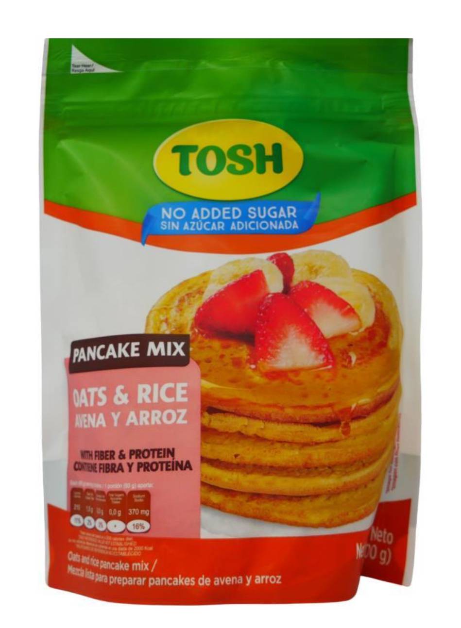 Tosh Pancakes de Avena y Arroz 10.5 oz