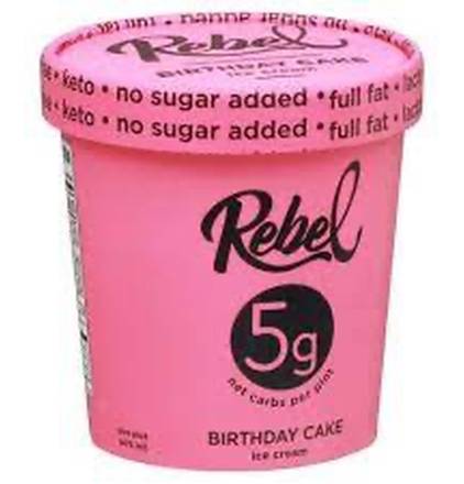 Rebel Birthday Cake Ice Cream 16 oz