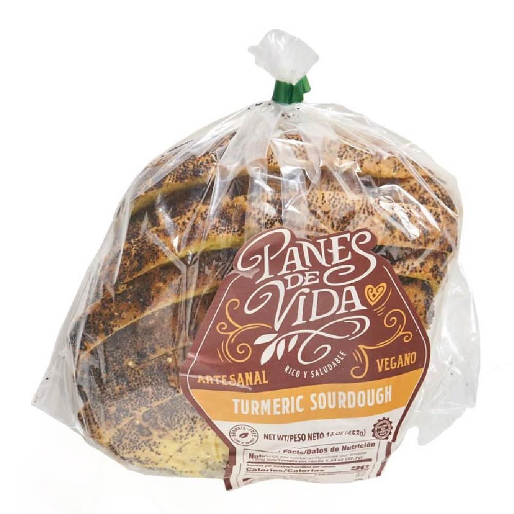 Panes de Vida Turmeric Sourdough 16 oz
