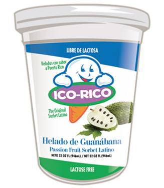 Ico-Rico Helado de Guanabana 32 oz