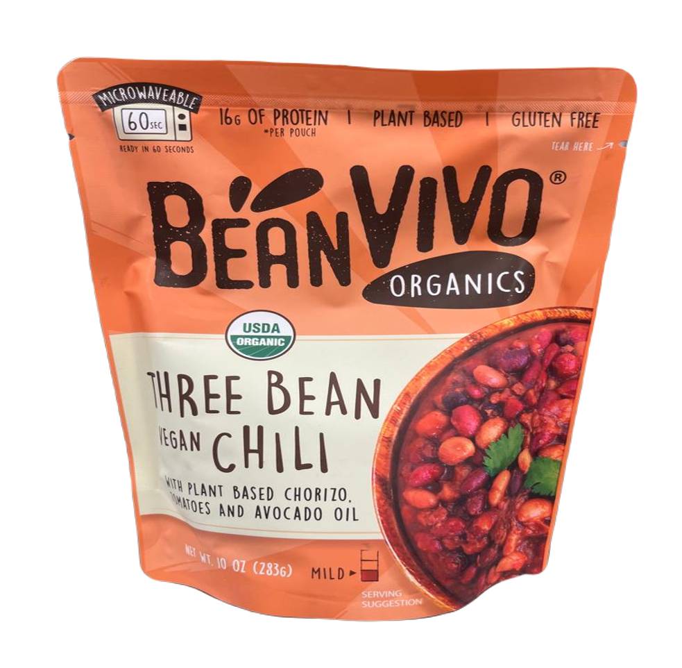 Bean Vivo Organics Three Bean Vegan Chili 10 oz