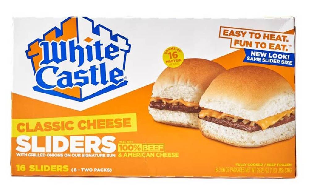White Castle Cheese Burger Sliders 16 ct