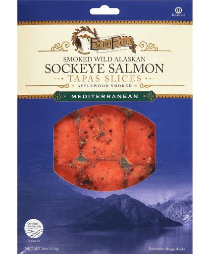 Echo Falls Smoked Sockeye Salmon Mediterranean 4 oz