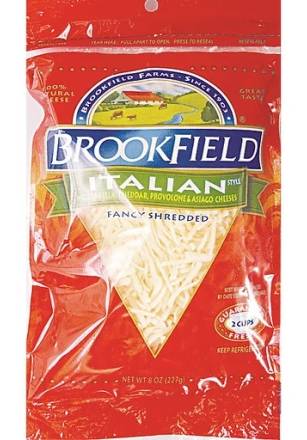 Brookfield Shredded Cheese Italian 8 oz