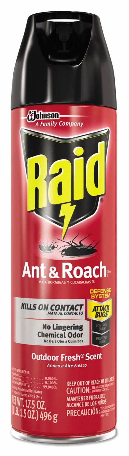 Raid Ant & Roach Outdoor Fresh Scent 17.5 oz