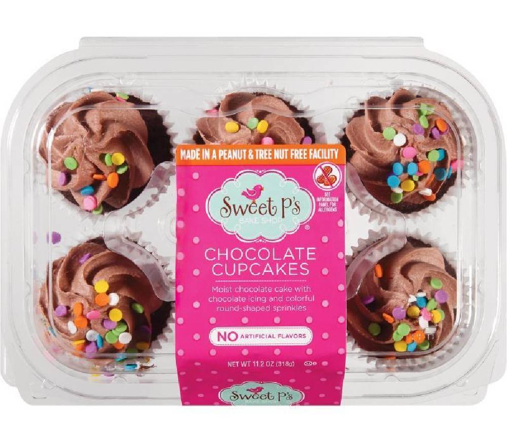 Sweet P's Cupcakes Chocolate 11.2 oz