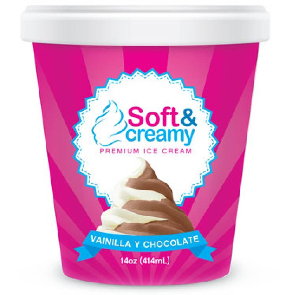 Soft & Creamy Vanilla and Chocolate 14 oz