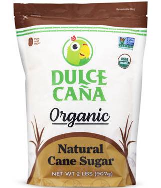 Dulce de Caña Organic Natural Cane Sugar 2 lbs