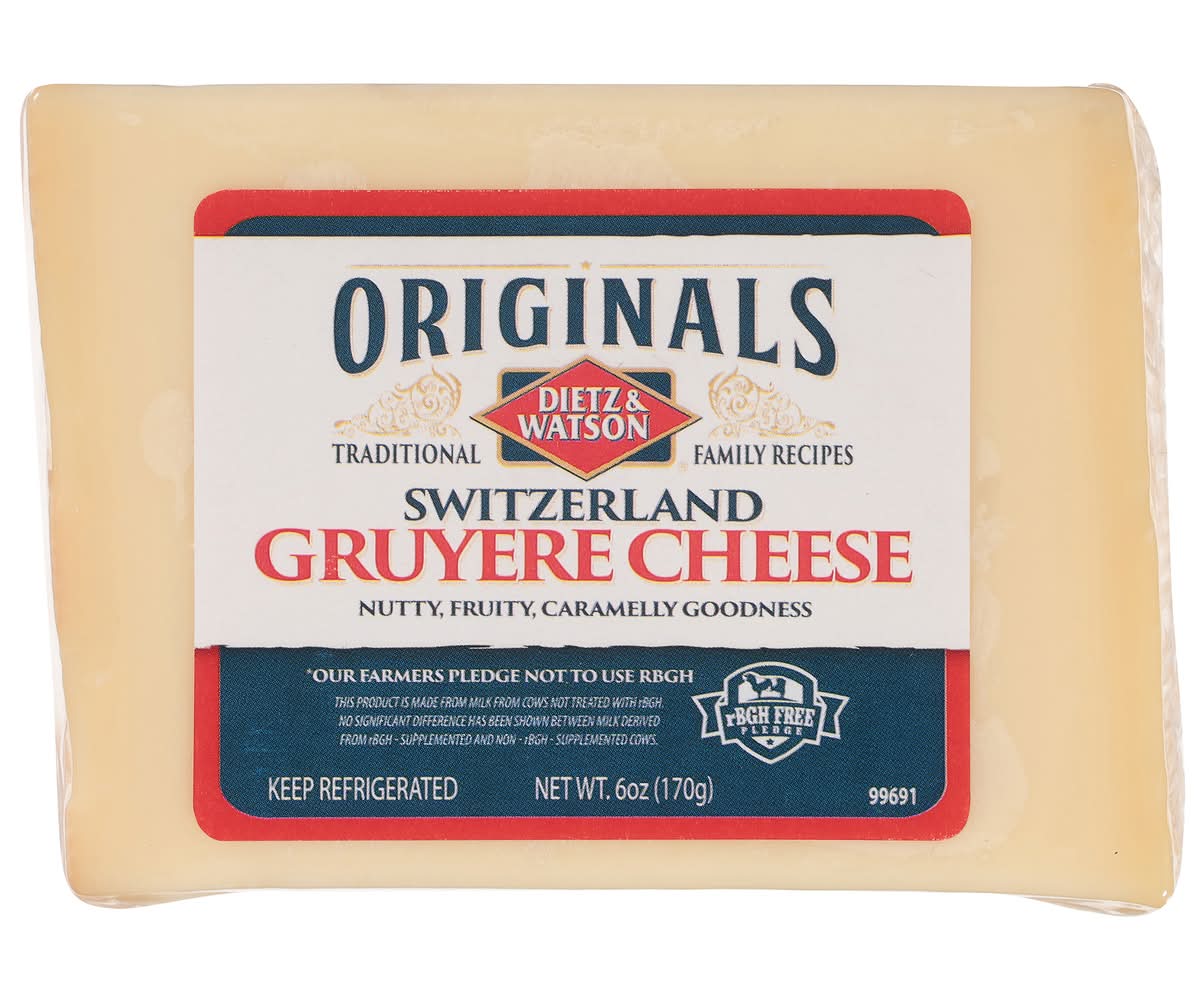 Dietz & Watson Switzerland Gruyere Cheese 6 oz