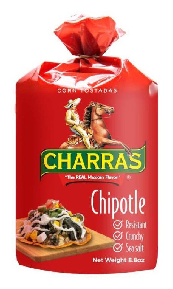 Charras Corn Tostadas Chipotle 8.8 oz