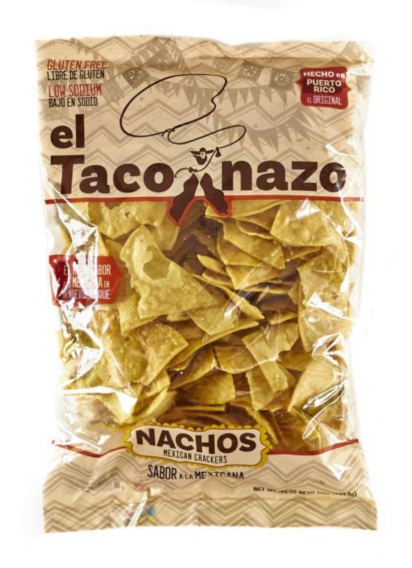 El Taconazo Nachos de Maíz Blanco 12 oz 