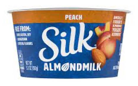 Silk Almond Milk Peach Yogurt 5.3 oz