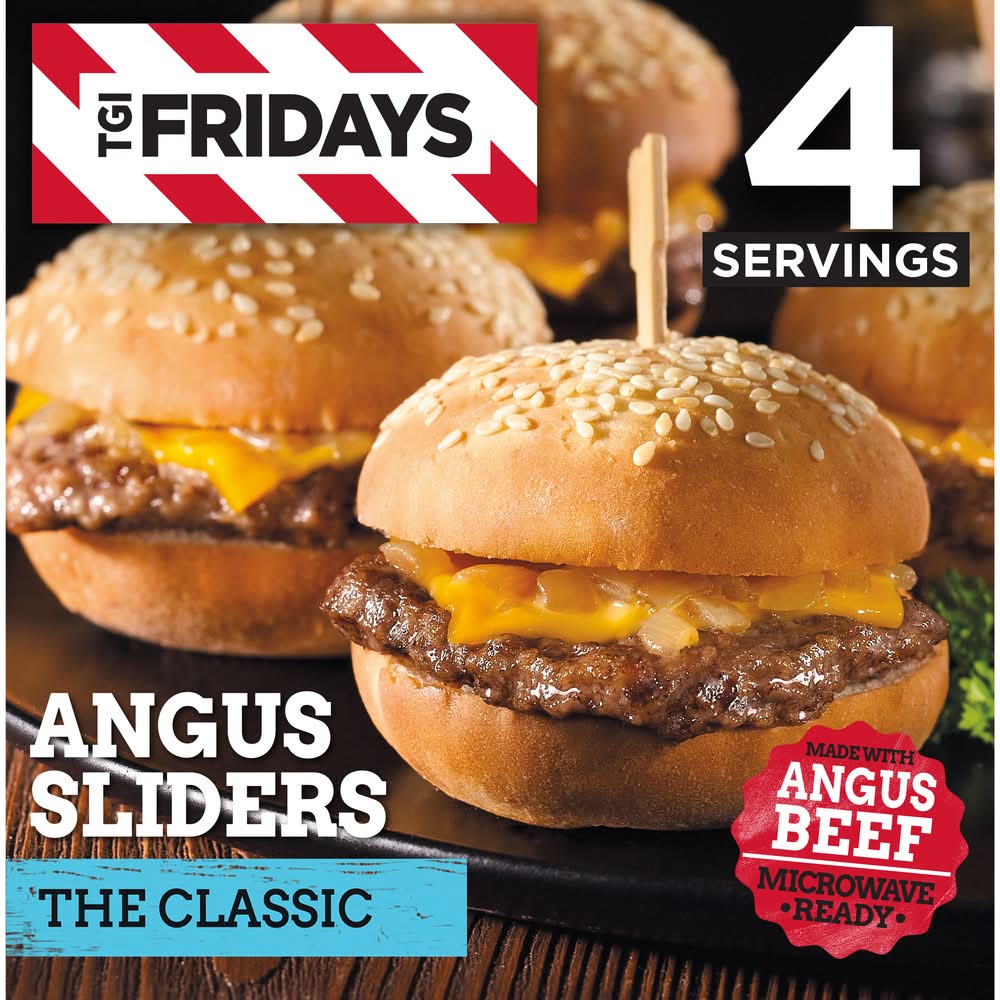 TGI Fridays Angus Sliders The Classic 4 ct