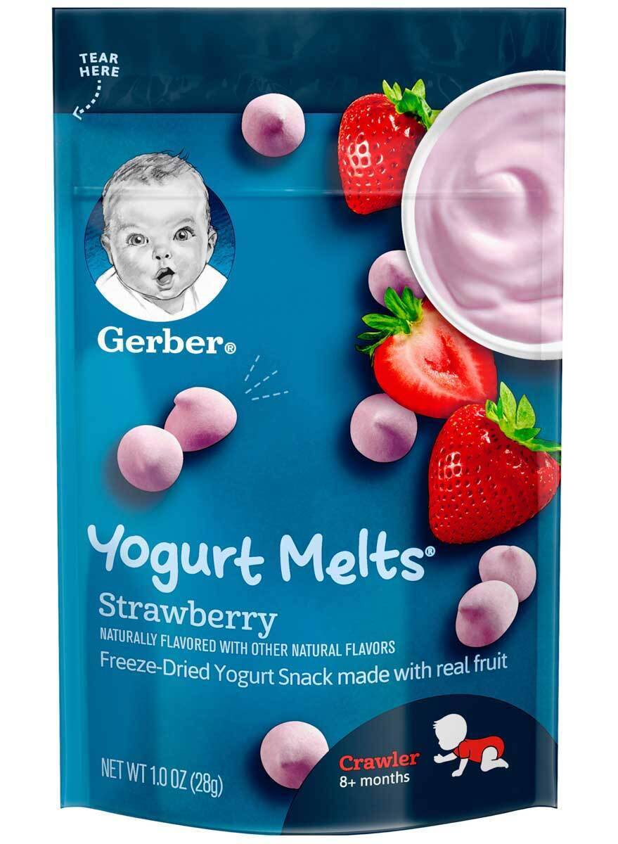 Gerber Yogurt Melts Strawberry for Crawler 1 oz