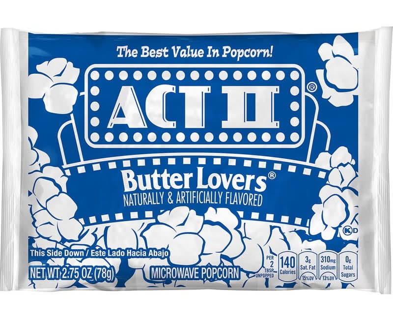 Act II Butter Lovers Popcorn 2.75 oz