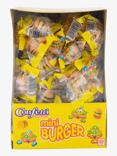 Confetti Mini Burger Gummies 19 oz