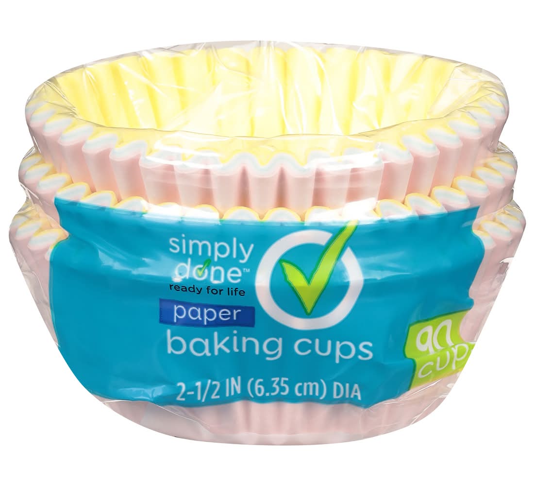 Simply Done 2-1/2 inch Paper Baking Cups 90 ct