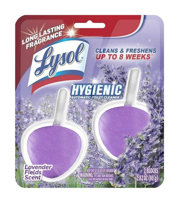 Lysol In-The-Bowl Toilet Bowl Cleaner Lavender Scent 2.82 oz