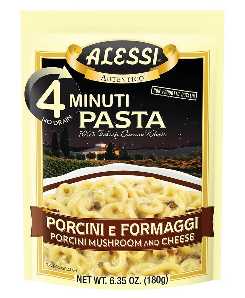 Alessi 4 Minuti Pasta Mushroom and Cheese 6.35 oz