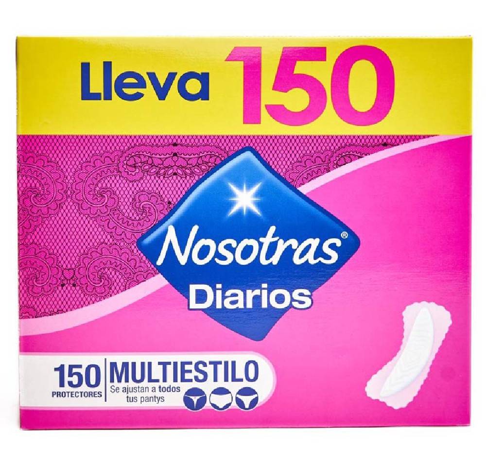 Nosotras Protectores Multiestilos 150 ct
