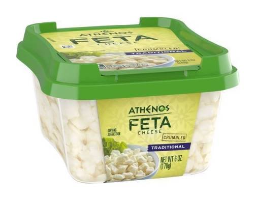 Athenos Feta Traditional Crumbled Cheese 4 oz