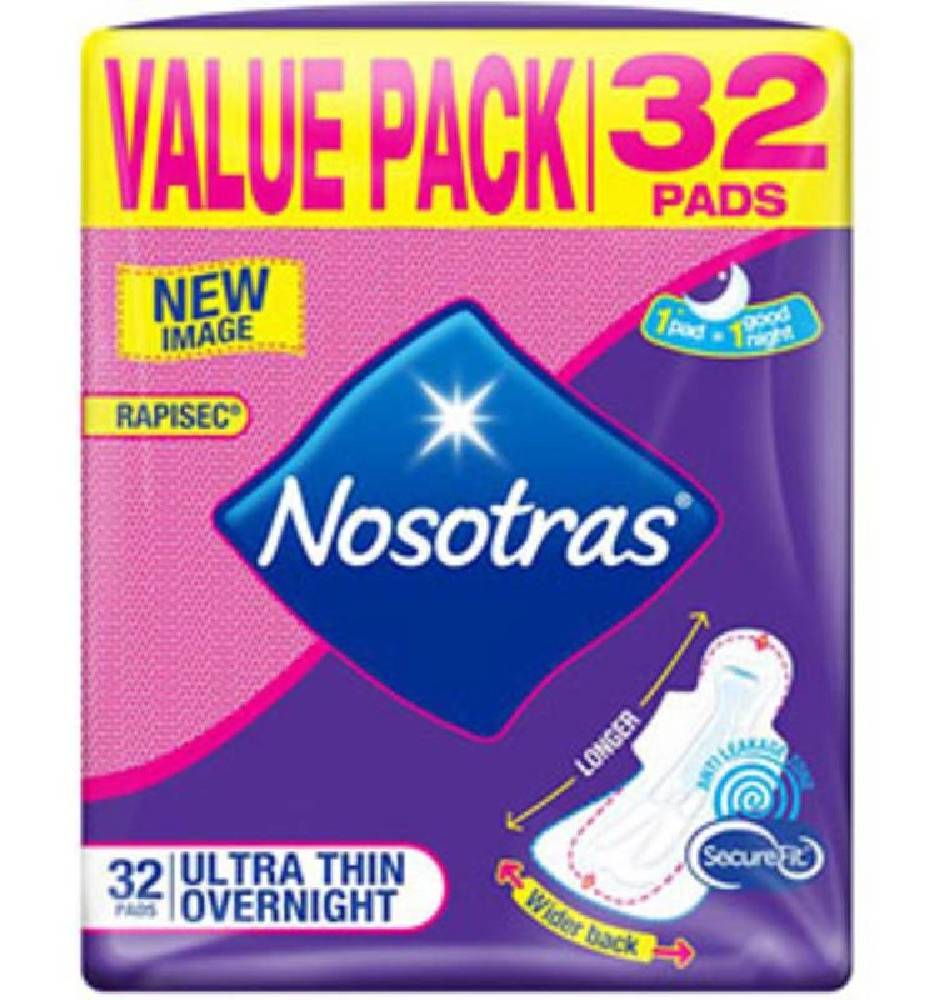 Nosotras Overnight Ultra Thin Value Pack 32 ct