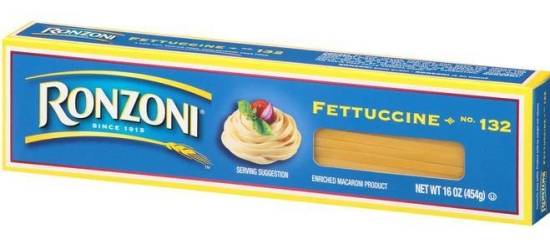 Ronzoni Fettuccine No. 132 16 oz