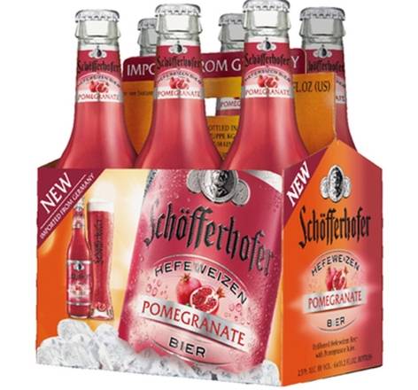 Schofferhofer Hefeweizen Pomegranate 6-12 oz