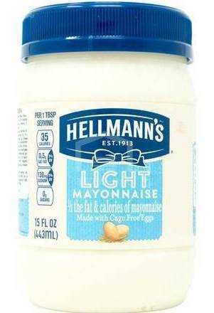 Hellmann’s Light Mayonnaise 15 oz