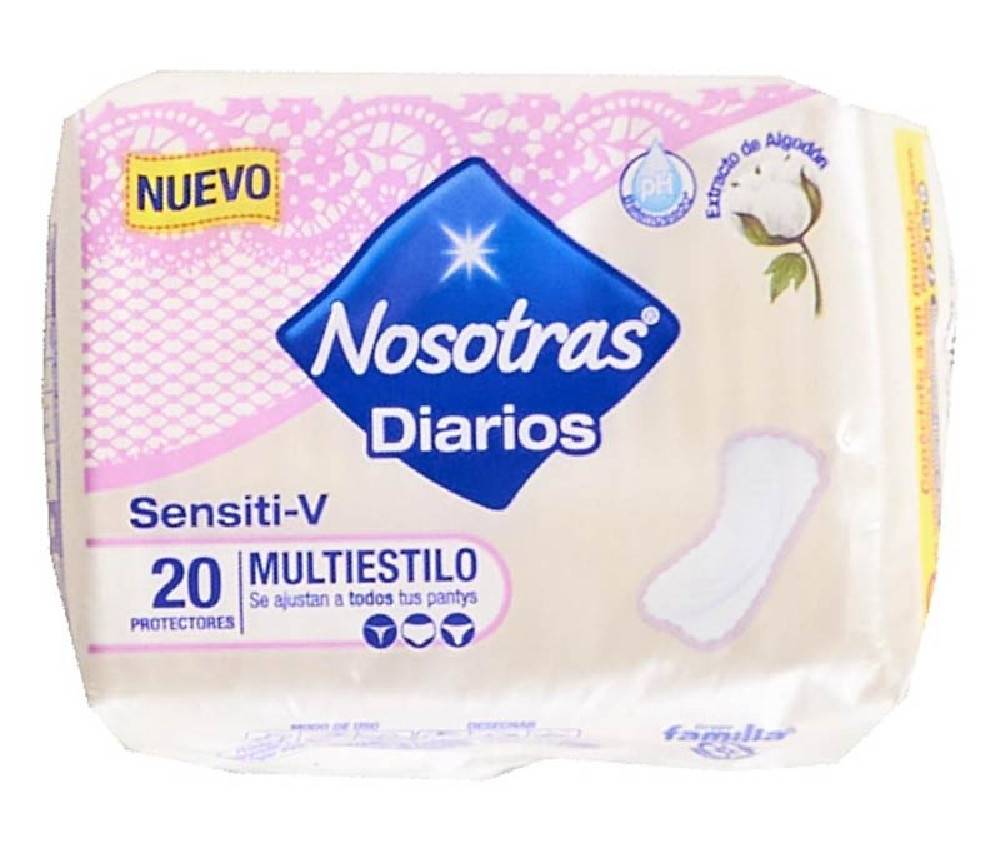 Nosotras Multiestilos Sensiti-V 20 ct